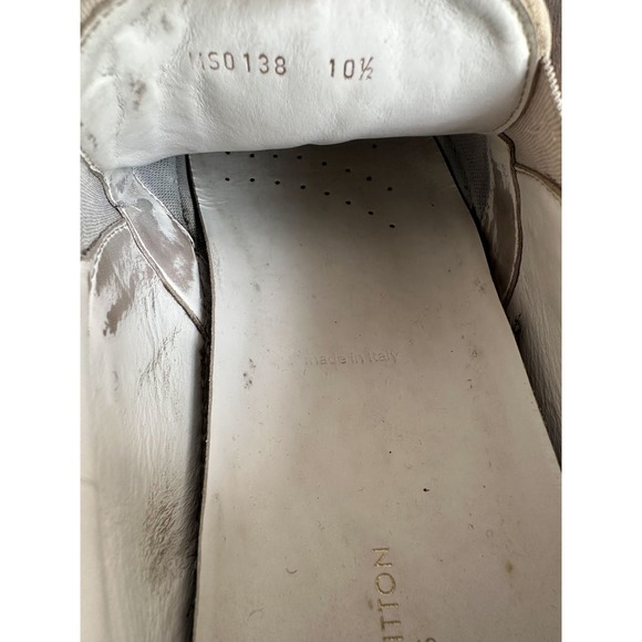 Louis Vuitton Blue & White Monogram Slip On Sneakers - Picture 7 of 7